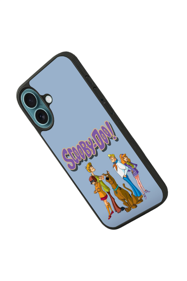 iPhone 16 Uyumlu Scooby Doo Tasarımlı Glossy Premium Kılıf