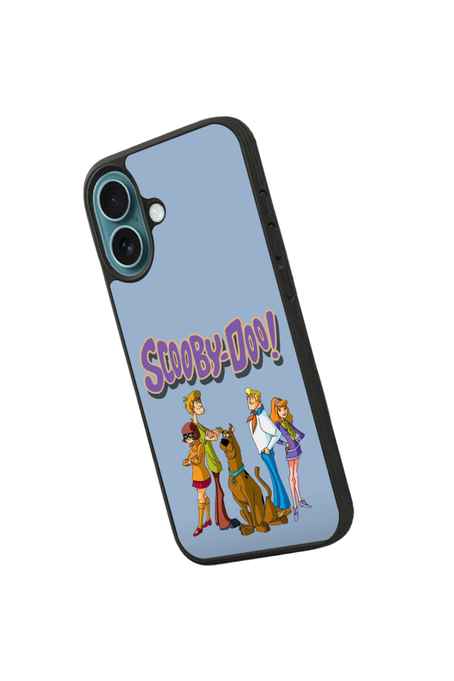 iPhone 16 Uyumlu Scooby Doo Tasarımlı Glossy Premium Kılıf