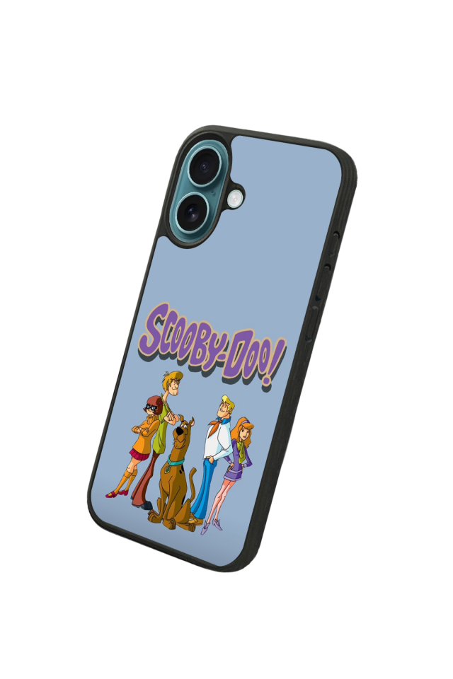 iPhone 16 Uyumlu Scooby Doo Tasarımlı Glossy Premium Kılıf
