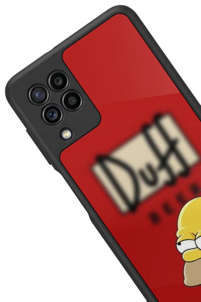 Samsung Galaxy M22 Uyumlu The Simpsons Tasarımlı Glossy Premium Kılıf