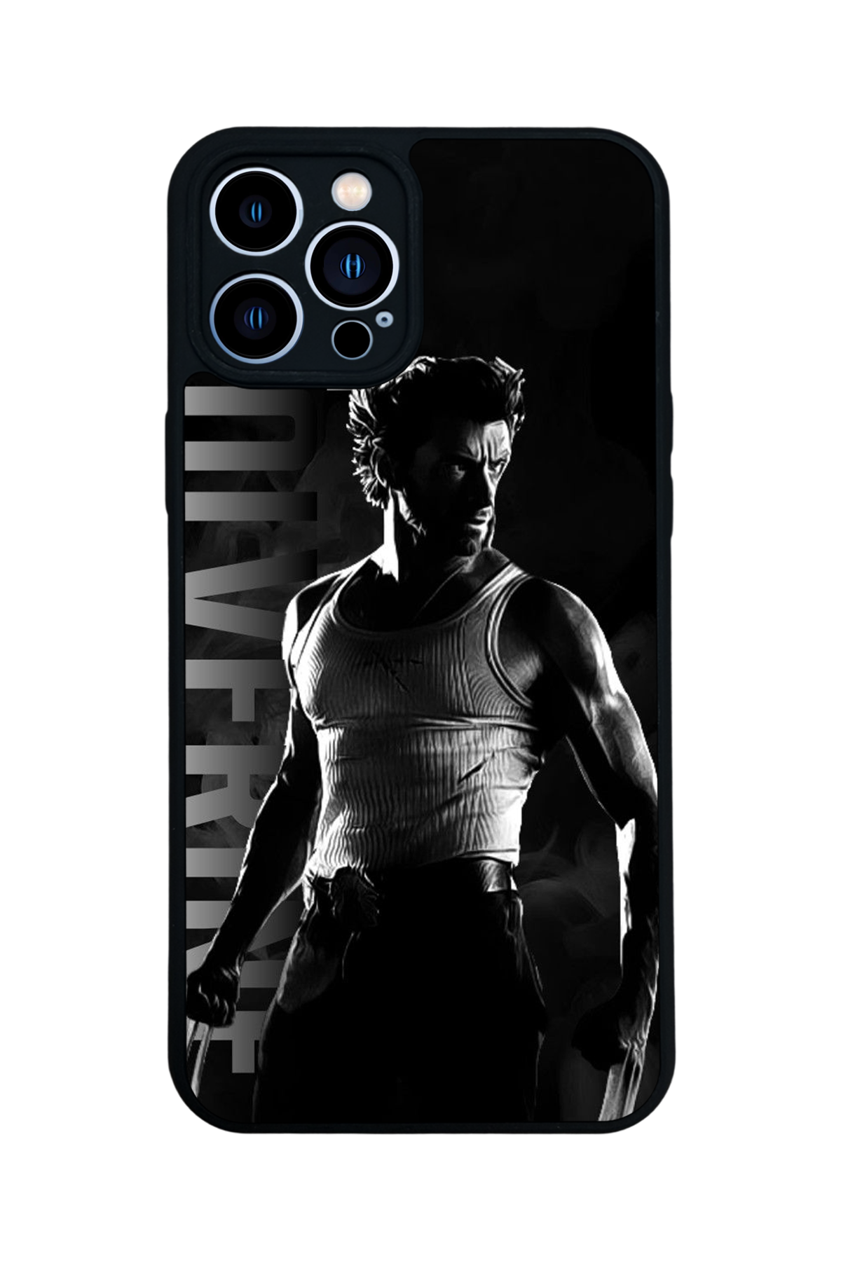 iPhone 12 Pro Max Uyumlu Wolverine Tasarımlı Glossy Premium Kılıf