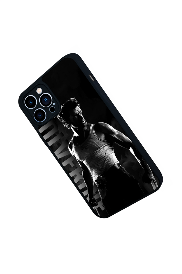 iPhone 12 Pro Max Uyumlu Wolverine Tasarımlı Glossy Premium Kılıf