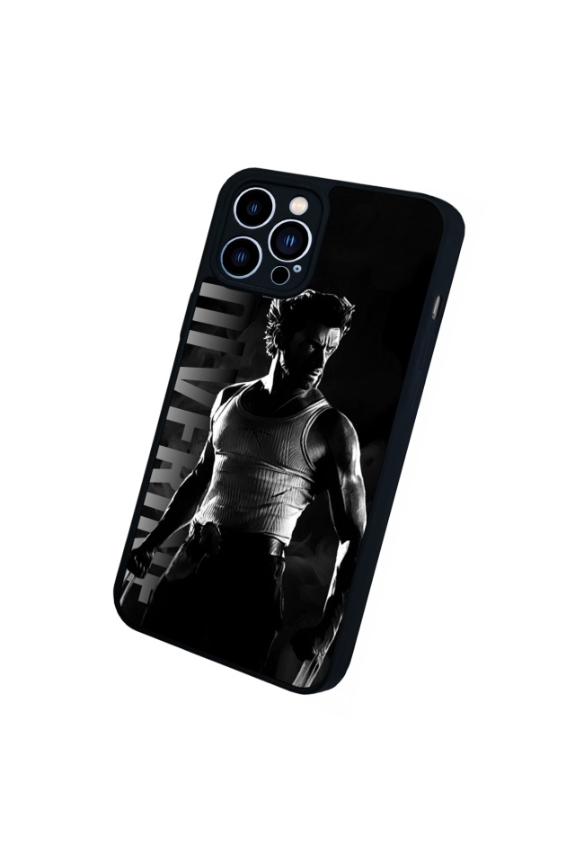 iPhone 12 Pro Max Uyumlu Wolverine Tasarımlı Glossy Premium Kılıf