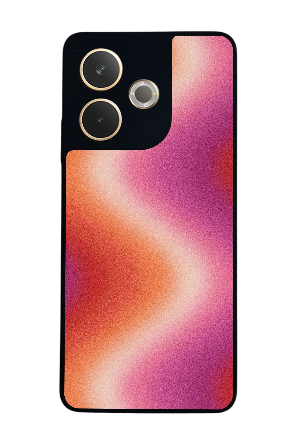 Oppo A5 Pro Uyumlu Soft Degrade Tasarımlı Glossy Premium Kılıf