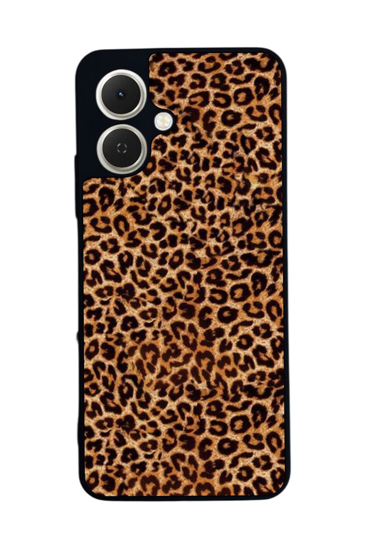 Tecno Spark GO 2 Uyumlu Leopar Tasarımlı Glossy Premium Kılıf