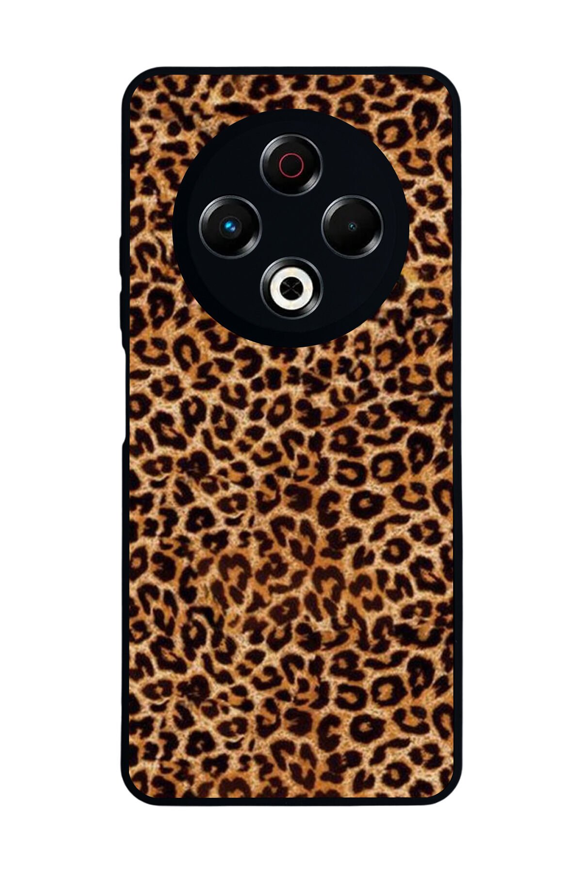 Tecno Spark 30 Uyumlu Leopar Tasarımlı Glossy Premium Kılıf