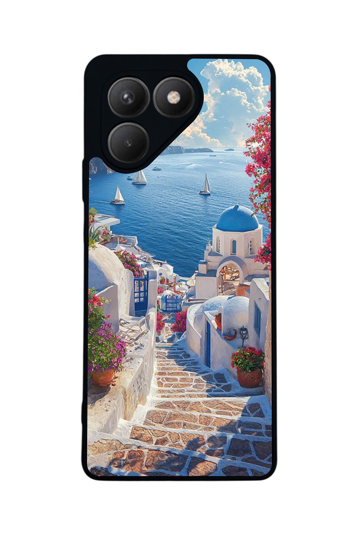 Tecno Pova 7 Mat Uyumlu Siyah Kılıf – Yumuşak Silikon, Koruyucu, Şok Emici Kapak