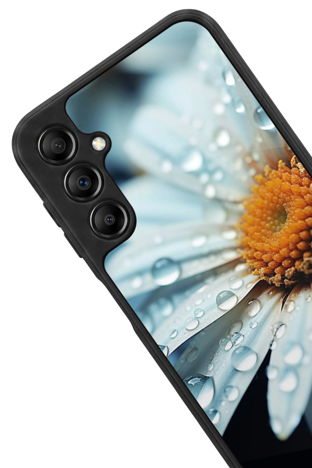 Samsung Galaxy A14 Uyumlu Cicek Tasarımlı Glossy Premium Kılıf