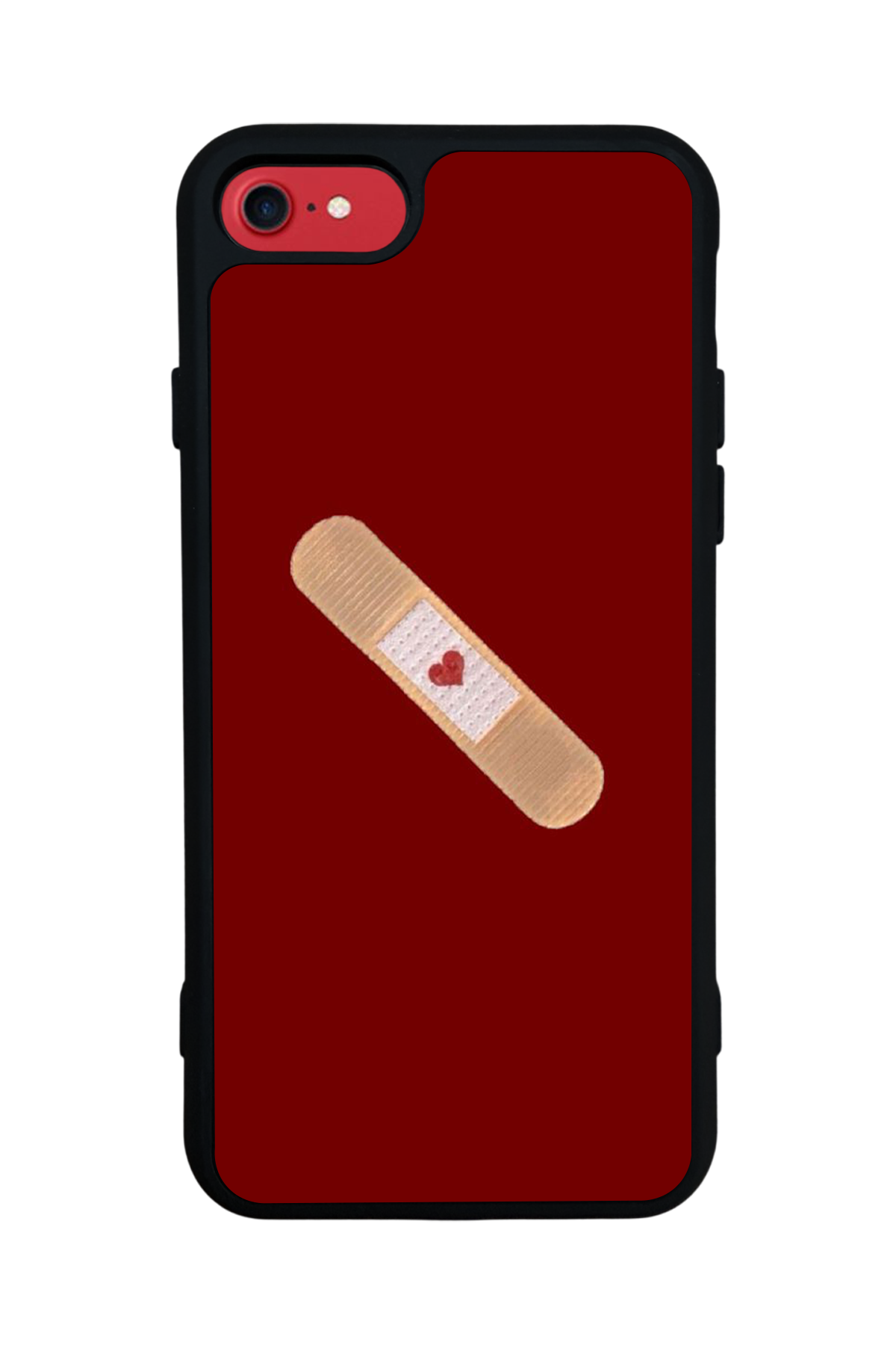 iPhone 7 Uyumlu Kalp Love Tasarımlı Glossy Premium Kılıf