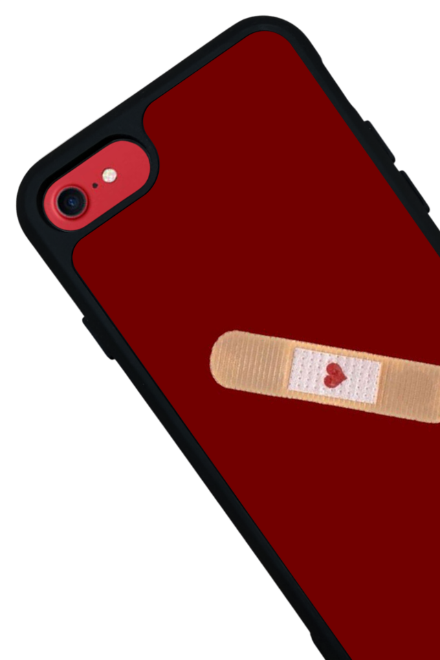 iPhone 7 Uyumlu Kalp Love Tasarımlı Glossy Premium Kılıf