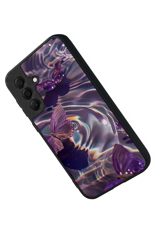 Samsung Galaxy A17 Uyumlu Kelebek Tasarımlı Glossy Premium Kılıf