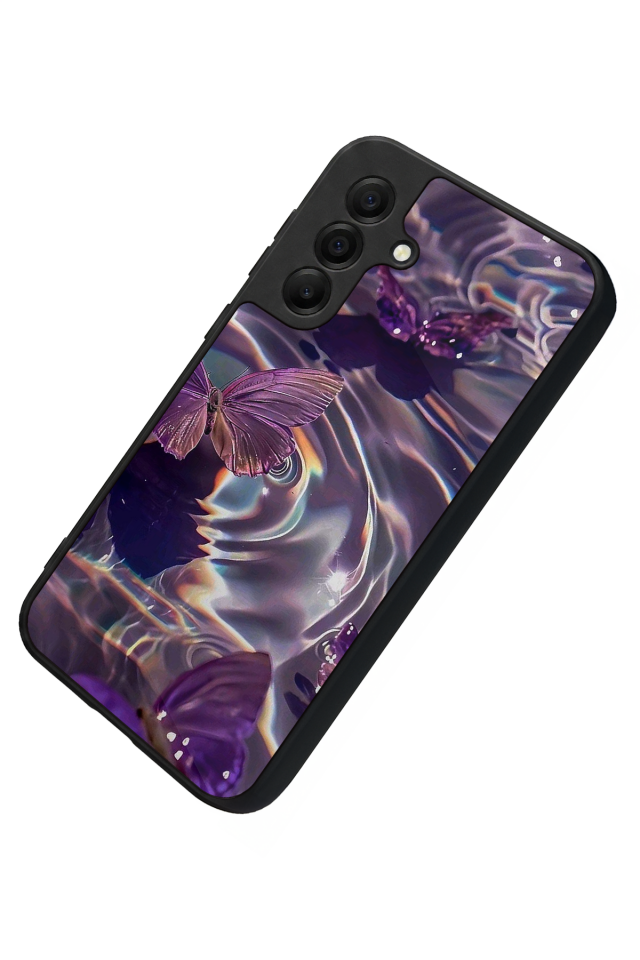 Samsung Galaxy A17 Uyumlu Kelebek Tasarımlı Glossy Premium Kılıf