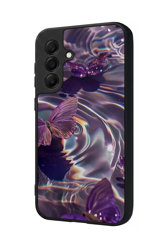 Samsung Galaxy A17 Uyumlu Kelebek Tasarımlı Glossy Premium Kılıf