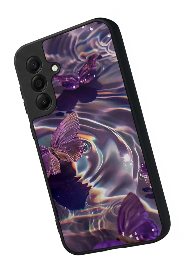 Samsung Galaxy A17 Uyumlu Kelebek Tasarımlı Glossy Premium Kılıf