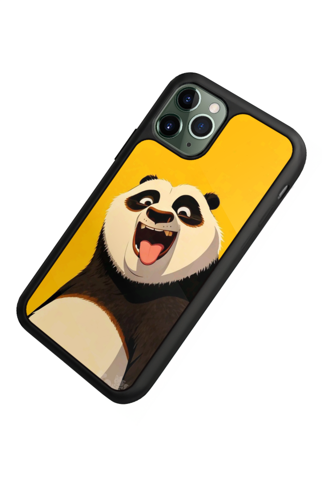 iPhone 11 Pro Max Uyumlu Kung Fu Panda Tasarımlı Glossy Premium Kılıf