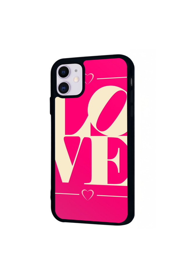 iPhone 11 Uyumlu Love Tasarımlı Glossy Premium Kılıf