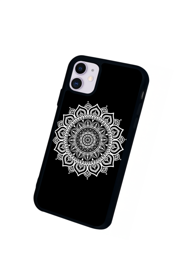 iPhone 11 Uyumlu Mandala Tasarımlı Glossy Premium Kılıf