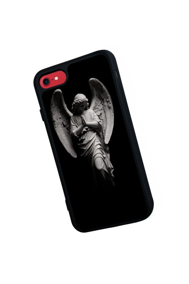 iPhone 8 Uyumlu Melek Tasarımlı Glossy Premium Kılıf