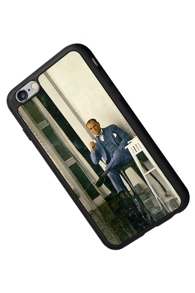 iPhone 6s Plus Uyumlu Mustafa Kemal Ataturk Tasarımlı Glossy Premium Kılıf