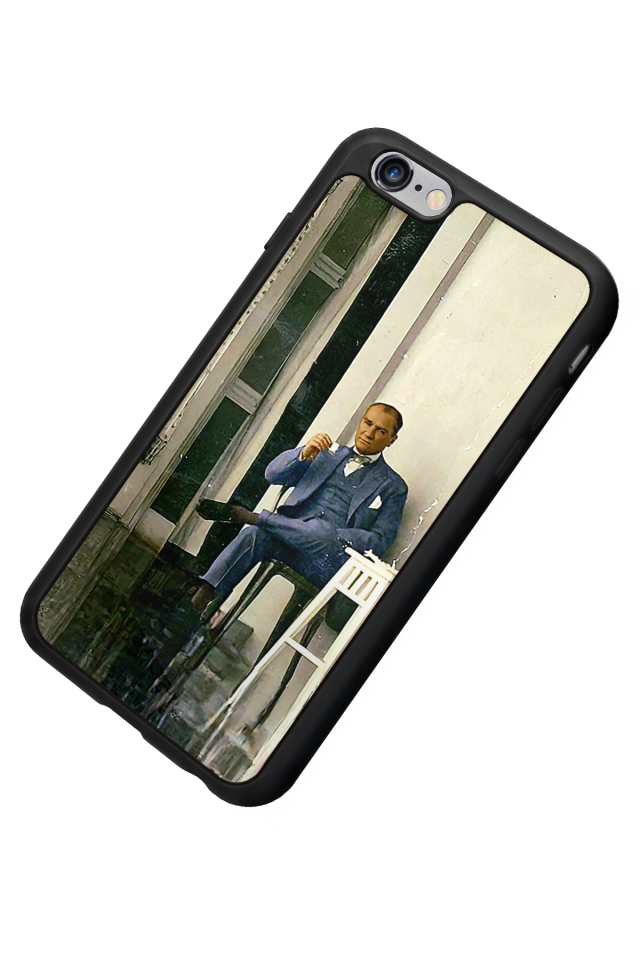 iPhone 6s Plus Uyumlu Mustafa Kemal Ataturk Tasarımlı Glossy Premium Kılıf