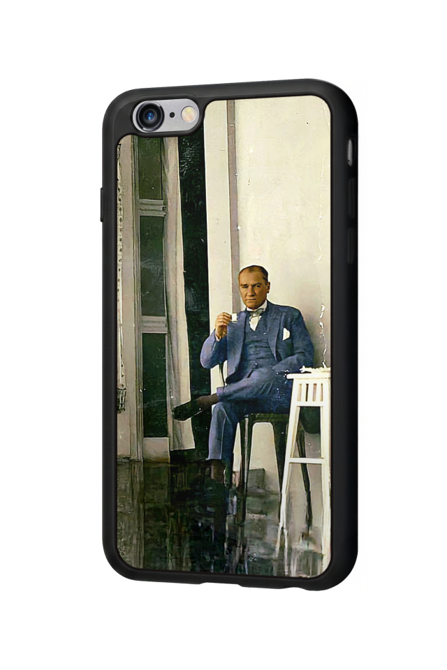 iPhone 6s Plus Uyumlu Mustafa Kemal Ataturk Tasarımlı Glossy Premium Kılıf