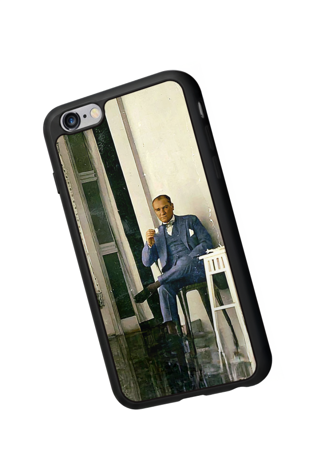 iPhone 6s Plus Uyumlu Mustafa Kemal Ataturk Tasarımlı Glossy Premium Kılıf