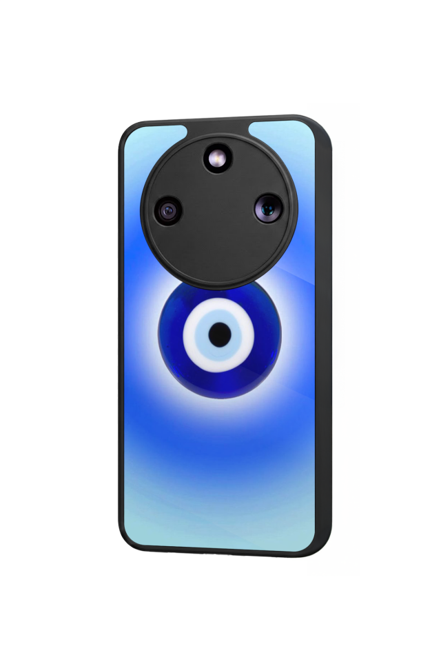 Honor Magic 8 Lite Uyumlu Nazar Tasarımlı Glossy Premium Kılıf