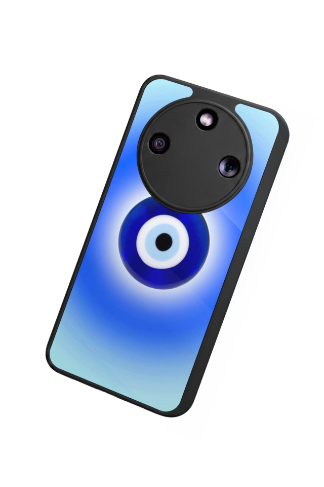 Honor Magic 8 Lite Uyumlu Nazar Tasarımlı Glossy Premium Kılıf