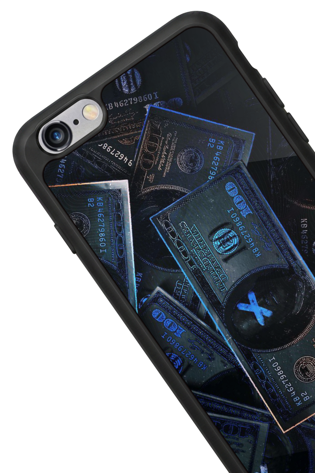 iPhone 6 Plus Uyumlu Para Tasarımlı Glossy Premium Kılıf