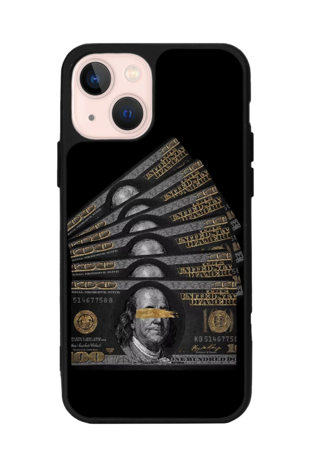 iPhone 13 Mini Uyumlu Para Tasarımlı Glossy Premium Kılıf