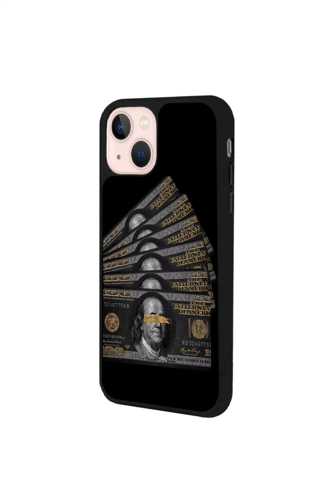 iPhone 13 Mini Uyumlu Para Tasarımlı Glossy Premium Kılıf