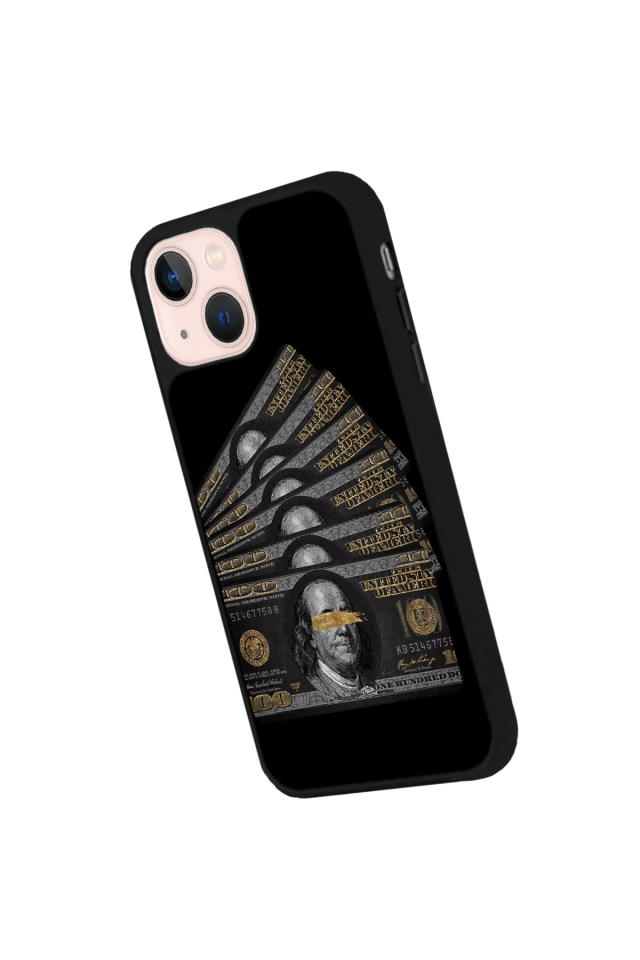 iPhone 13 Mini Uyumlu Para Tasarımlı Glossy Premium Kılıf