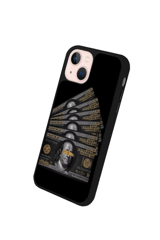 iPhone 13 Mini Uyumlu Para Tasarımlı Glossy Premium Kılıf