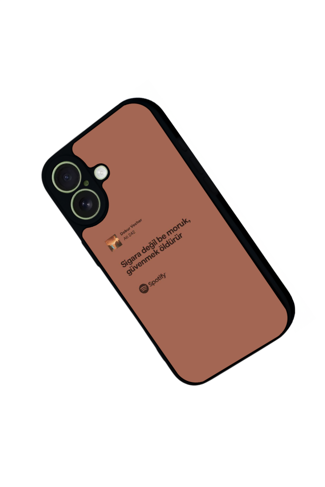 iPhone 17 Uyumlu Sarki Sozleri Tasarımlı Glossy Premium Kılıf