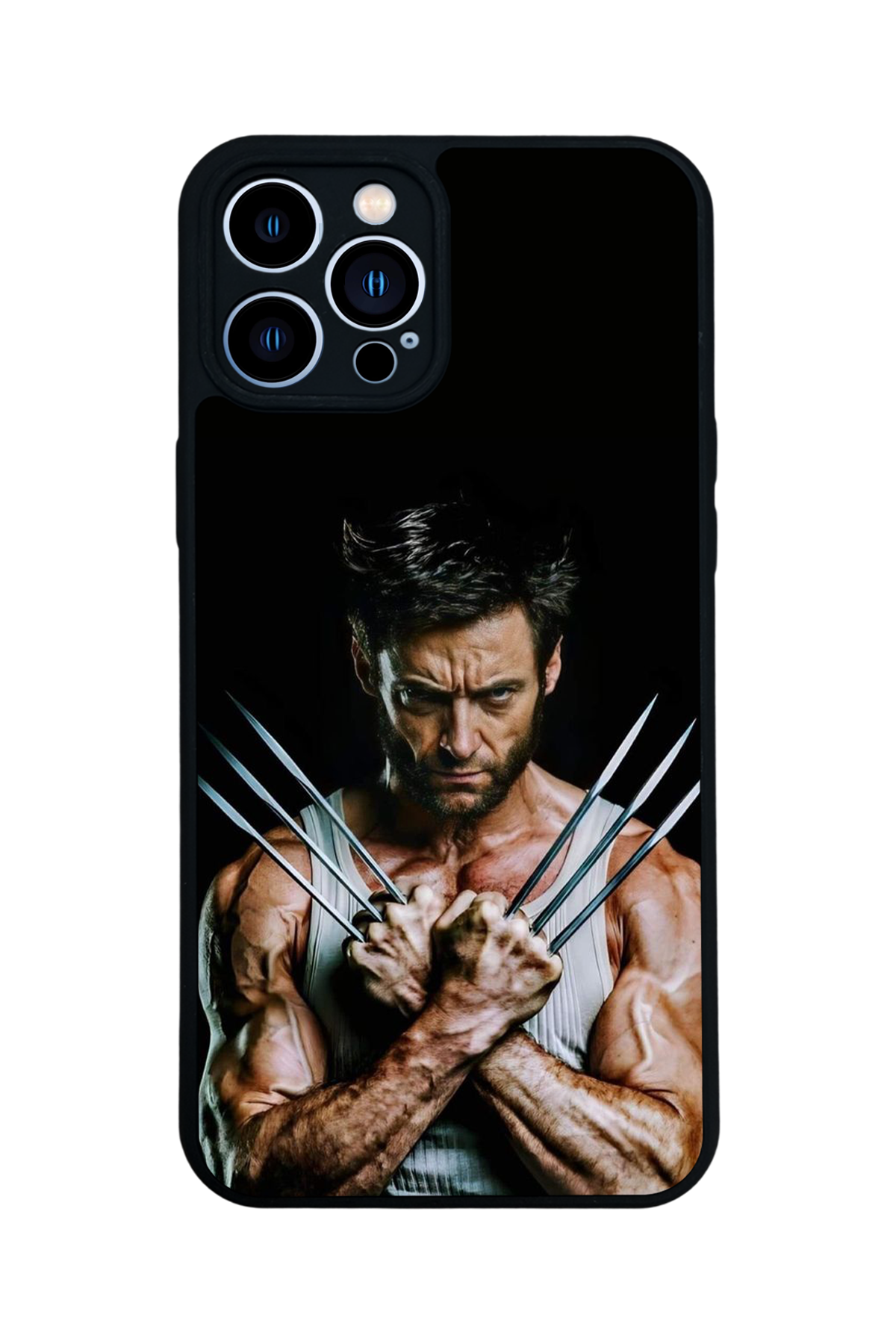 iPhone 12 Pro Max Uyumlu Wolverine Tasarımlı Glossy Premium Kılıf