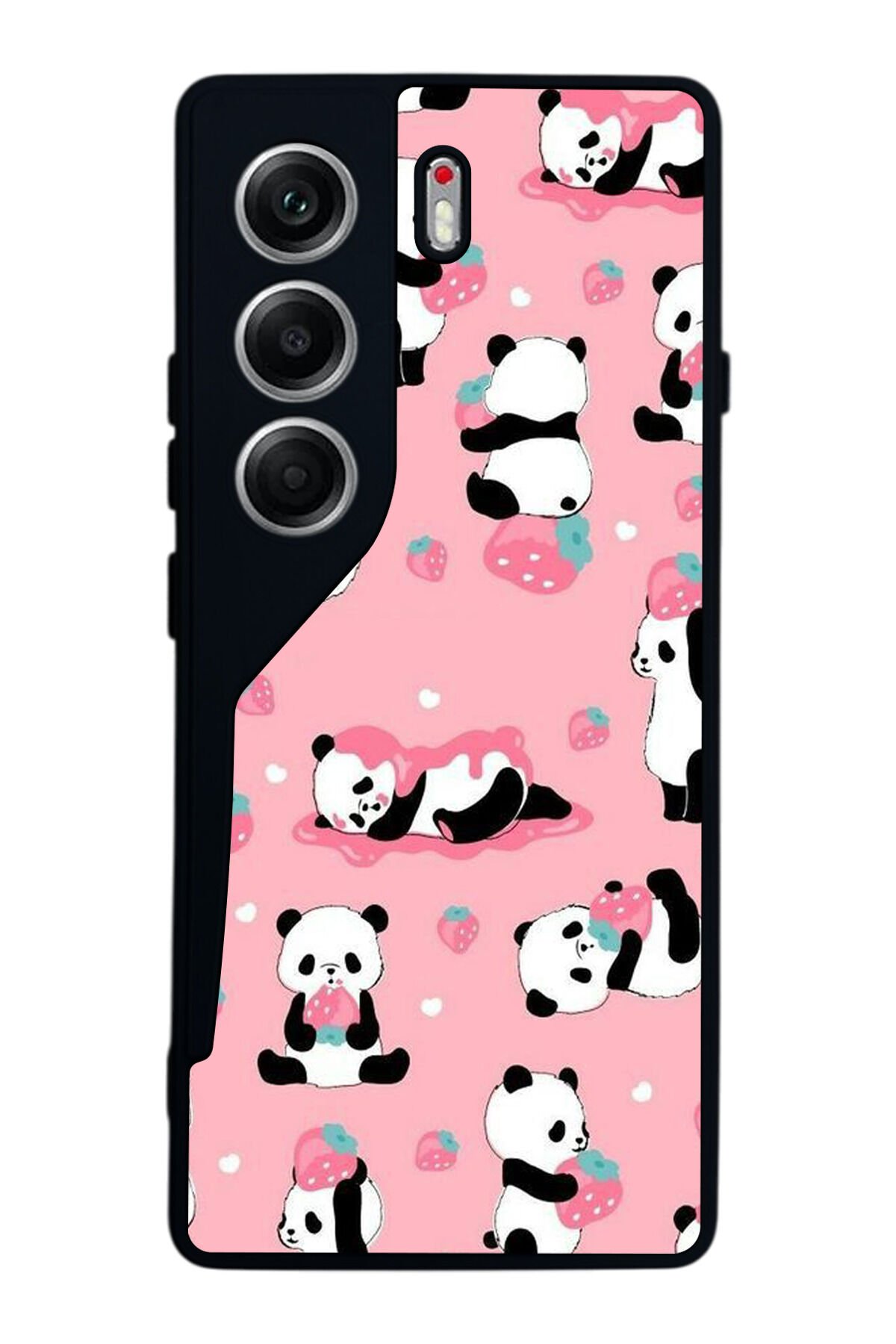Tecno Camon 40 Uyumlu Panda Tasarımlı Glossy Premium Kılıf