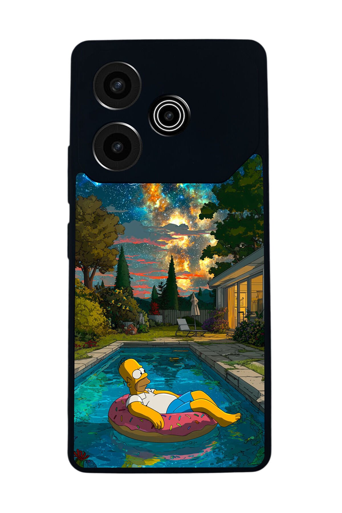 Tecno Pova 6 Uyumlu The Simpsons Tasarımlı Glossy Premium Kılıf