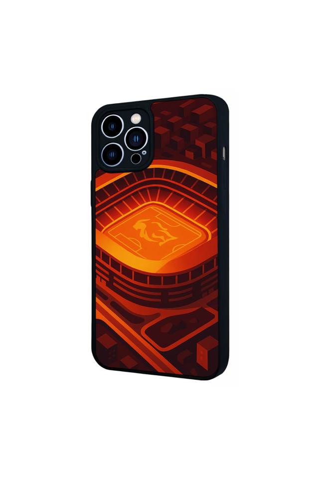 iPhone 12 Pro Max Uyumlu Aslan Tasarımlı Glossy Premium Kılıf