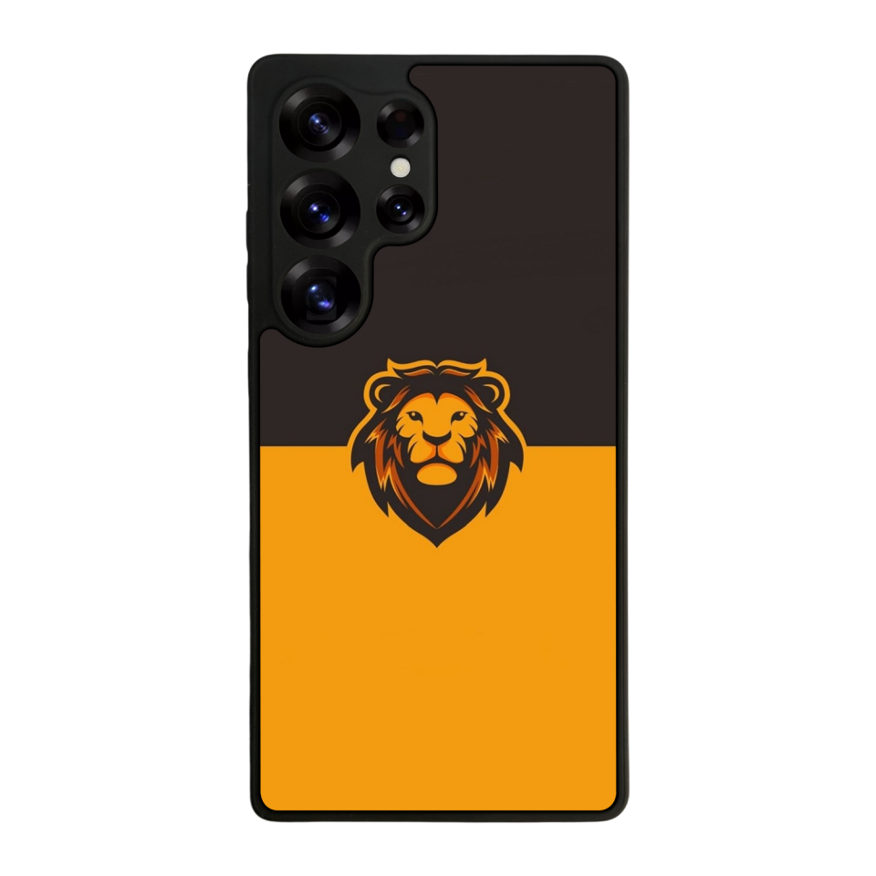 Samsung Galaxy S25 Ultra Uyumlu Aslan Tasarımlı Glossy Premium Kılıf
