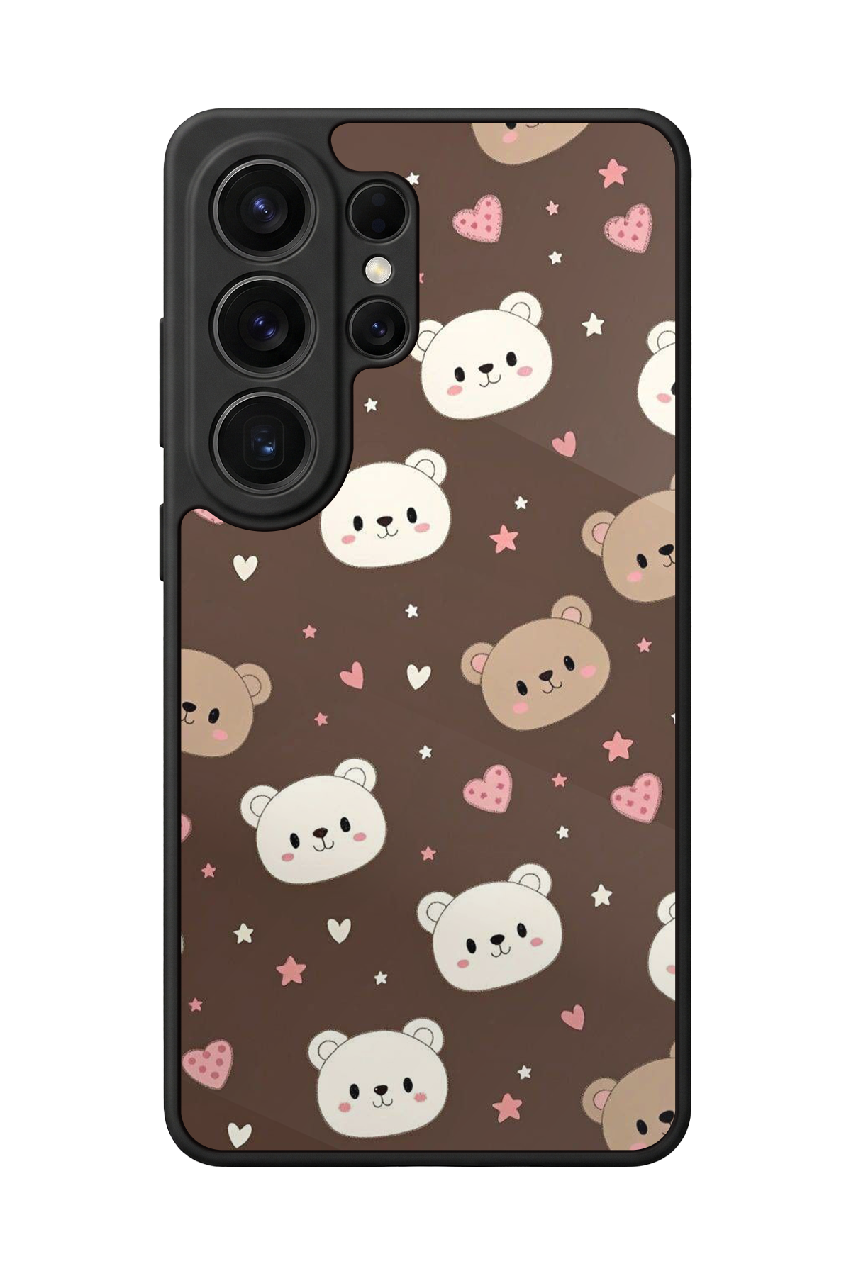 Samsung Galaxy S26 Ultra Uyumlu Ayı Tasarımlı Glossy Premium Kılıf