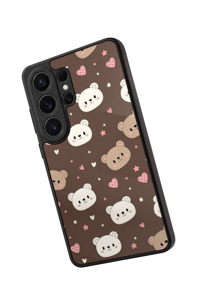 Samsung Galaxy S26 Ultra Uyumlu Ayı Tasarımlı Glossy Premium Kılıf