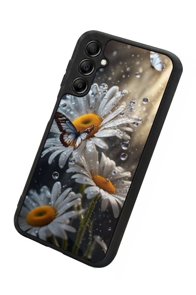 Samsung Galaxy A14 Uyumlu Cicek Tasarımlı Glossy Premium Kılıf