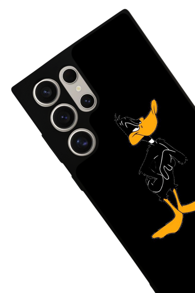 Samsung Galaxy S24 Ultra Uyumlu Daffy duck Tasarımlı Glossy Premium Kılıf