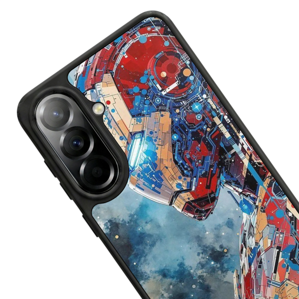 Samsung Galaxy A37 Uyumlu Iron Man ( Demir Adam ) Tasarımlı Glossy Premium Kılıf