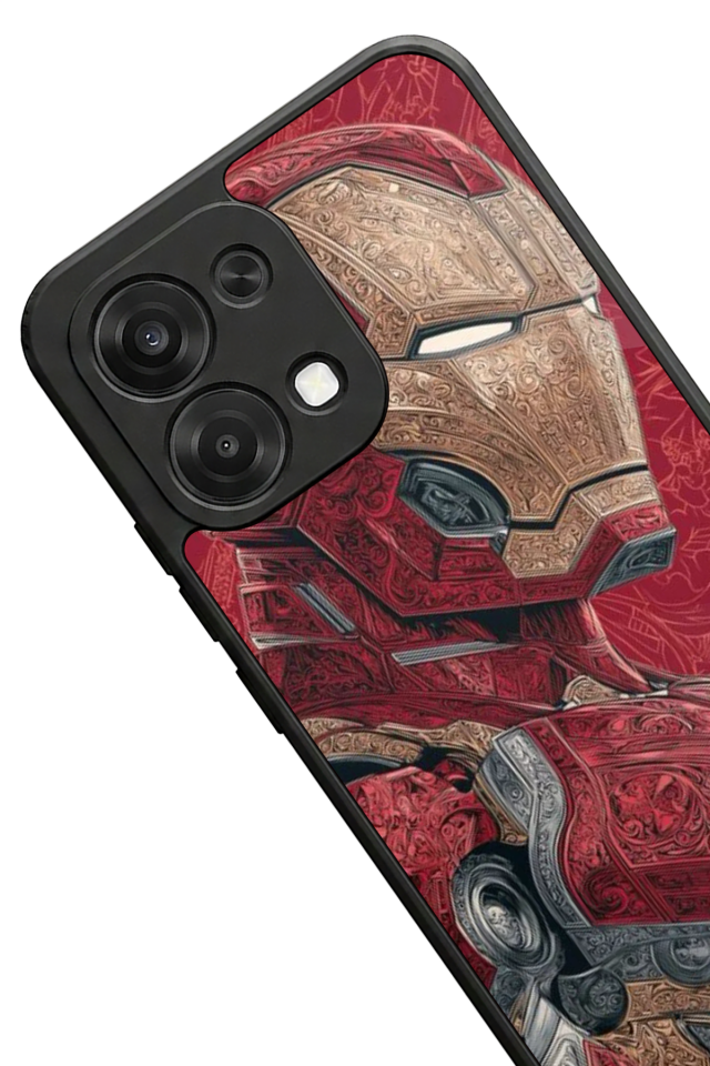 Oppo A6 Pro Uyumlu  Iron Man ( Demir Adam ) Tasarımlı Glossy Premium Kılıf