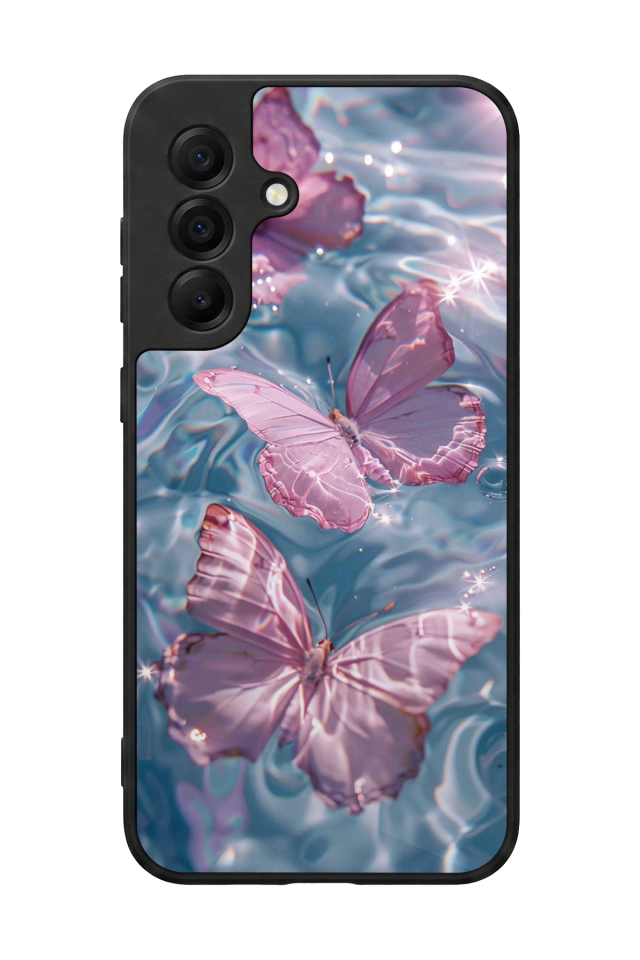 Samsung Galaxy A17 Uyumlu Kelebek Tasarımlı Glossy Premium Kılıf