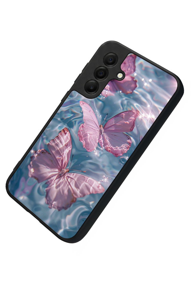 Samsung Galaxy A17 Uyumlu Kelebek Tasarımlı Glossy Premium Kılıf