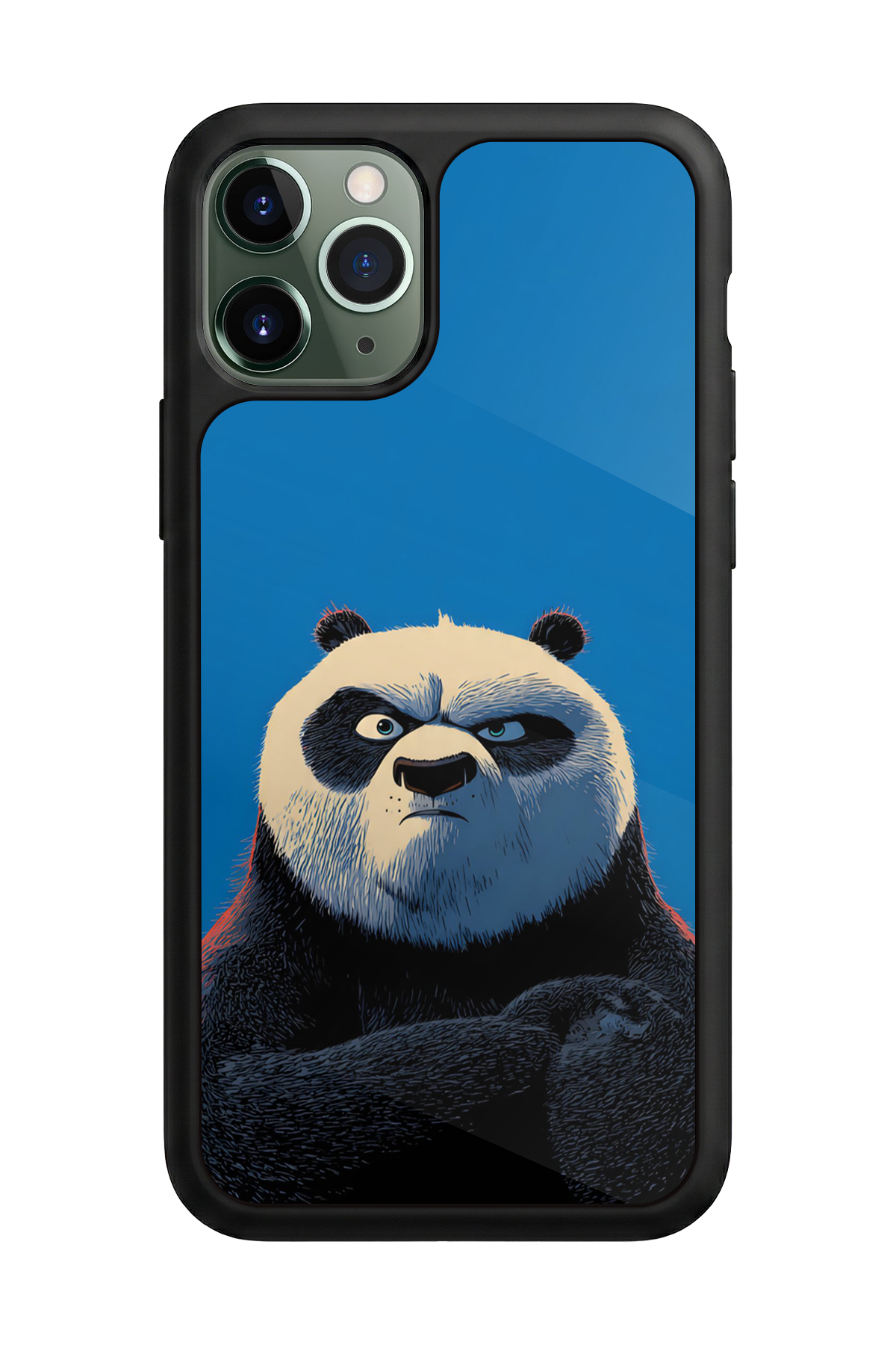 iPhone 11 Pro Max Uyumlu Kung Fu Panda Tasarımlı Glossy Premium Kılıf