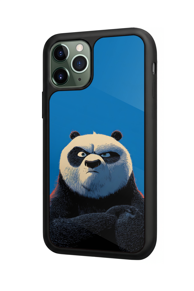 iPhone 11 Pro Max Uyumlu Kung Fu Panda Tasarımlı Glossy Premium Kılıf