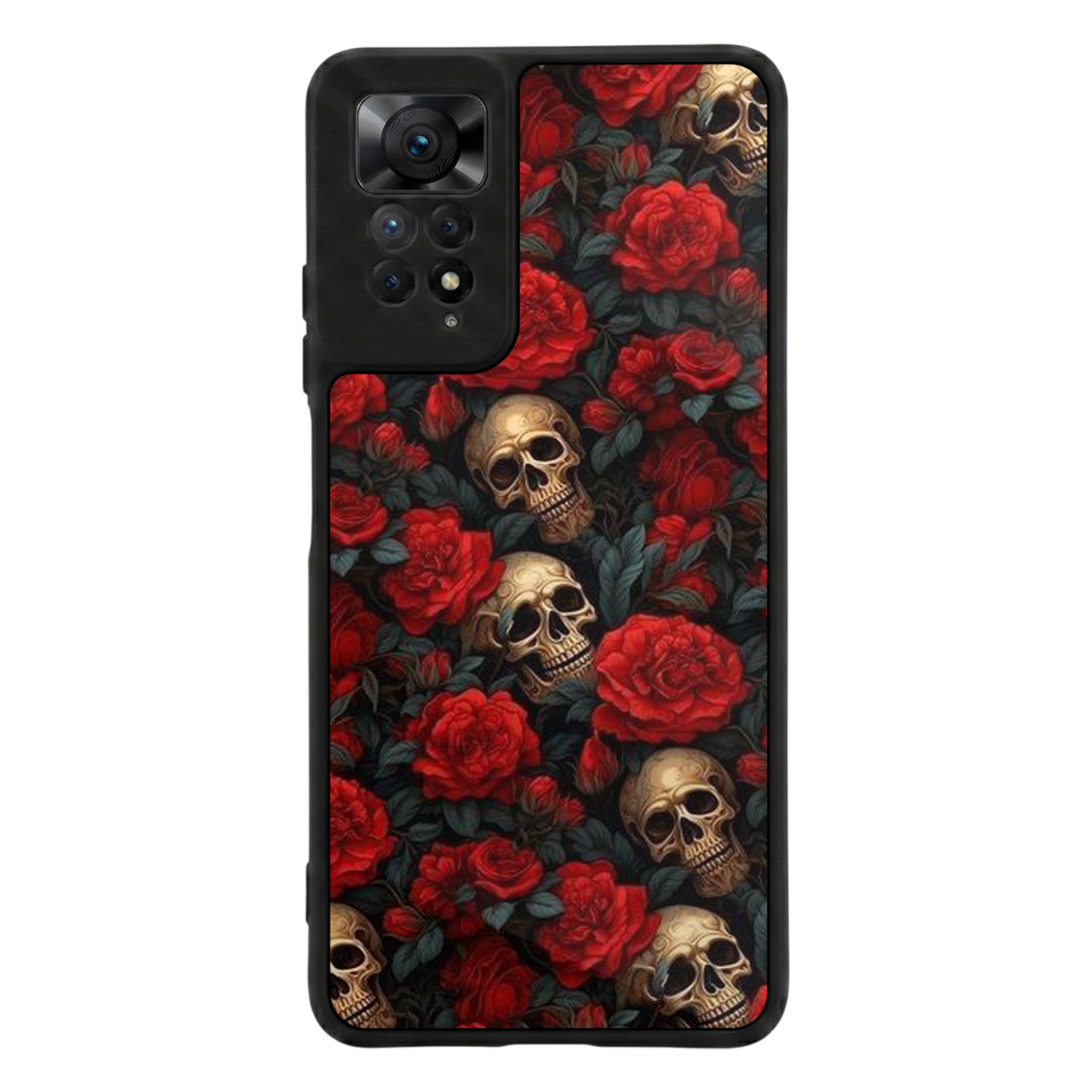 Xiaomi Redmi Note 12 Pro Uyumlu KuruKafa Tasarımlı Glossy Premium Kılıf